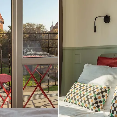 Apartment Cozy With Balcony Near Old Town By Rent Like Danzig